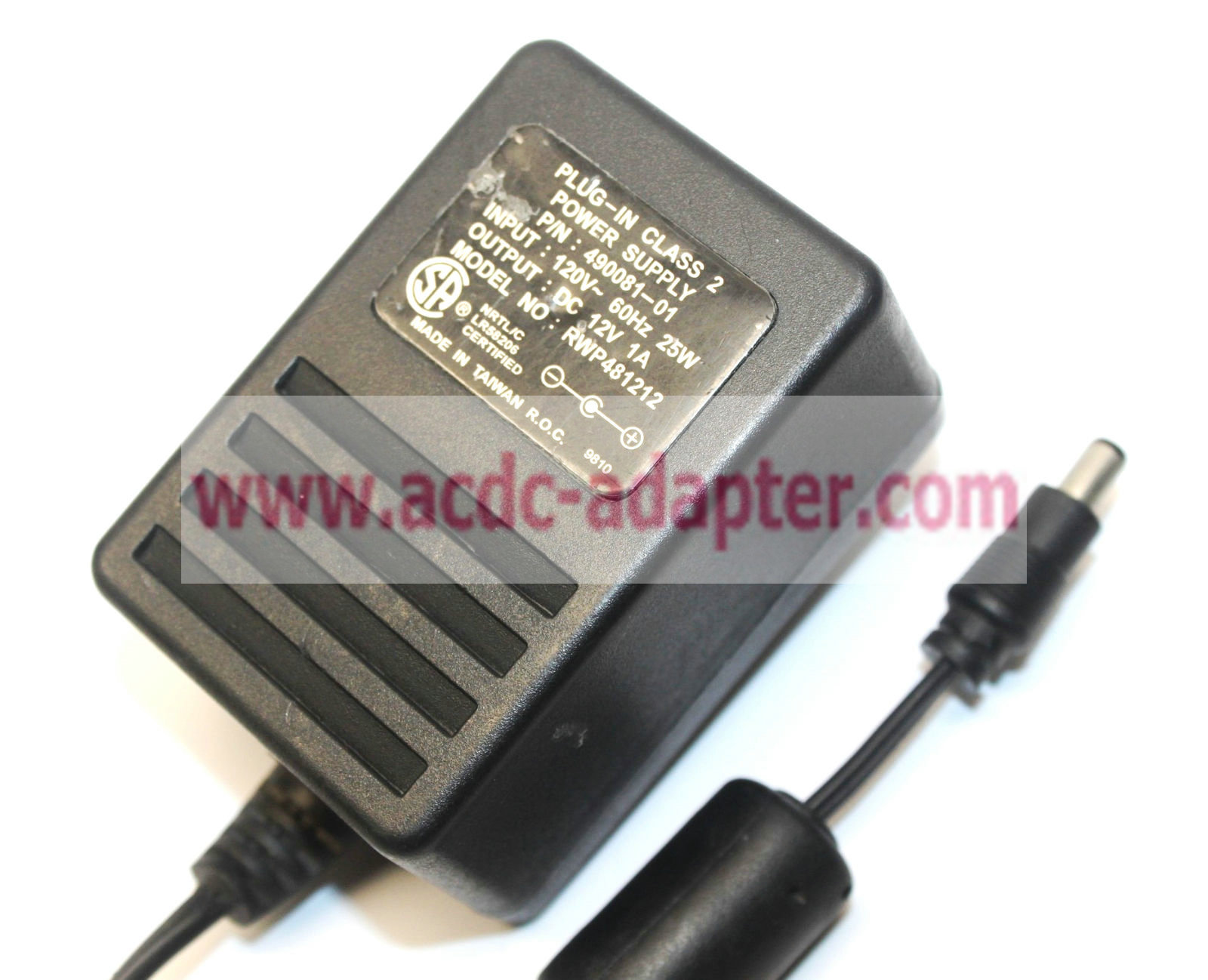 Original 490081-01 AC Adapter RWP481212 Plug-In Class 2 Power Supply Original 490081-01 AC Adapter RWP481212 Plug-In Class 2 Power Supply